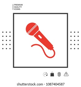 Microphone symbol icon
