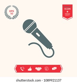 Microphone symbol icon