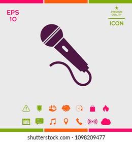 Microphone symbol icon