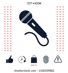 Microphone symbol icon