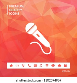 Microphone symbol icon