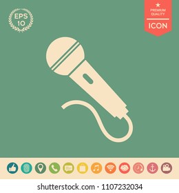 Microphone symbol icon