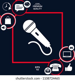 Microphone symbol icon