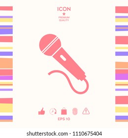 Microphone symbol icon