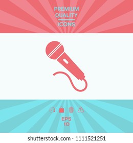 Microphone symbol icon