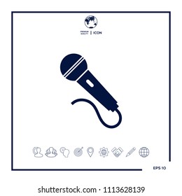 Microphone symbol icon