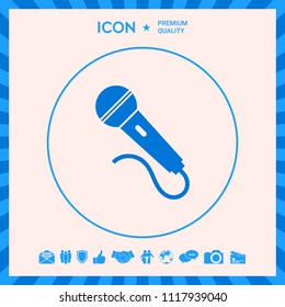 Microphone symbol icon