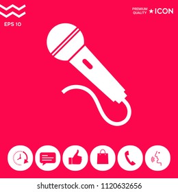 Microphone symbol icon