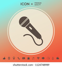Microphone symbol icon