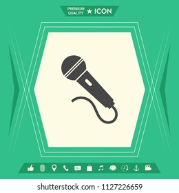 Microphone symbol icon