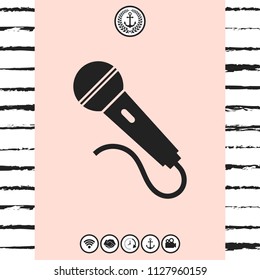 Microphone symbol icon
