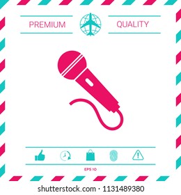 Microphone symbol icon