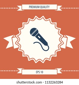 Microphone symbol icon
