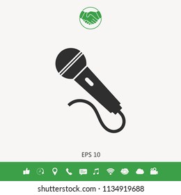 Microphone symbol icon