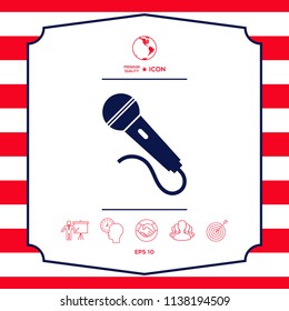 Microphone symbol icon