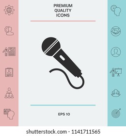Microphone symbol icon