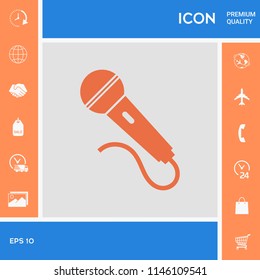 Microphone symbol icon