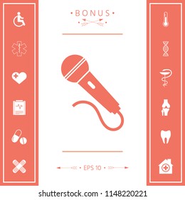 Microphone symbol icon