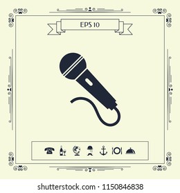 Microphone symbol icon