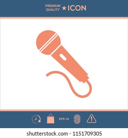 Microphone symbol icon