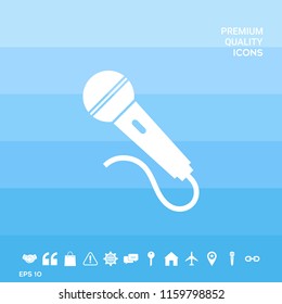 Microphone symbol icon