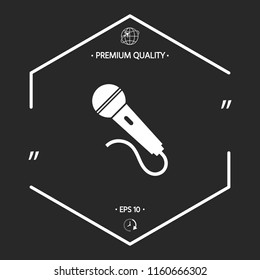 Microphone symbol icon