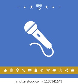 Microphone symbol icon