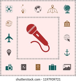 Microphone symbol icon