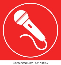 Microphone symbol icon