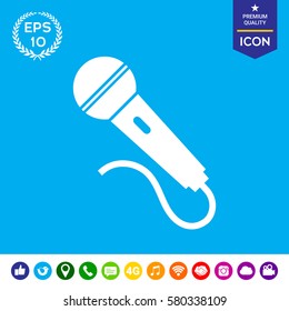 Microphone symbol icon