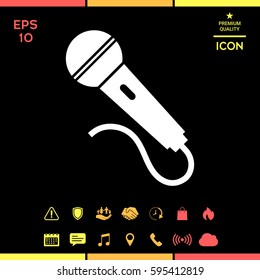 Microphone symbol icon