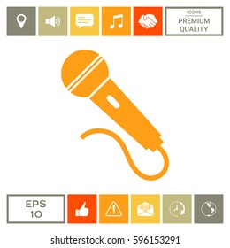 Microphone symbol icon