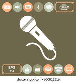 Microphone symbol icon