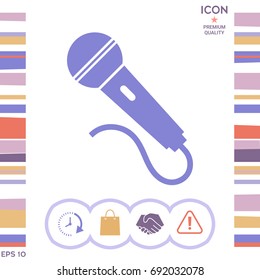 Microphone symbol icon
