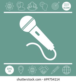 Microphone symbol icon