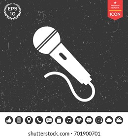 Microphone symbol icon