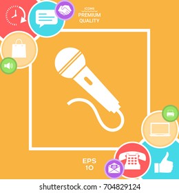 Microphone symbol icon