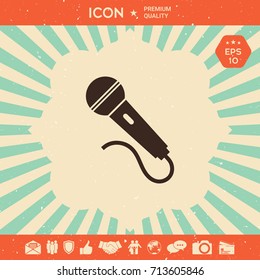 Microphone symbol icon