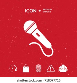 Microphone symbol icon
