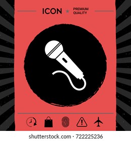 Microphone symbol icon