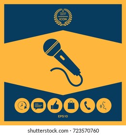 Microphone symbol icon