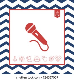 Microphone symbol icon