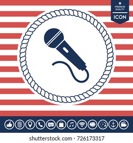 Microphone symbol icon