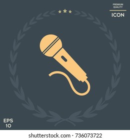 Microphone symbol icon