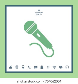 Microphone symbol icon
