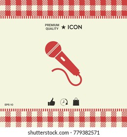 Microphone symbol icon