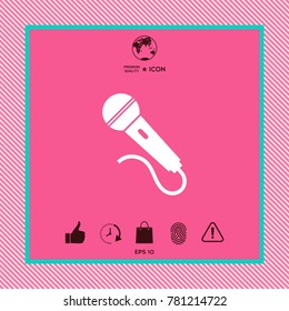 Microphone symbol icon