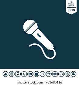 Microphone symbol icon