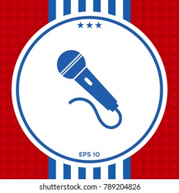Microphone symbol icon