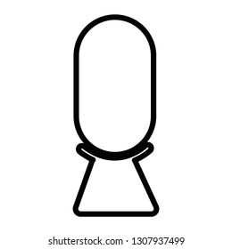 microphone symbol isolated icon